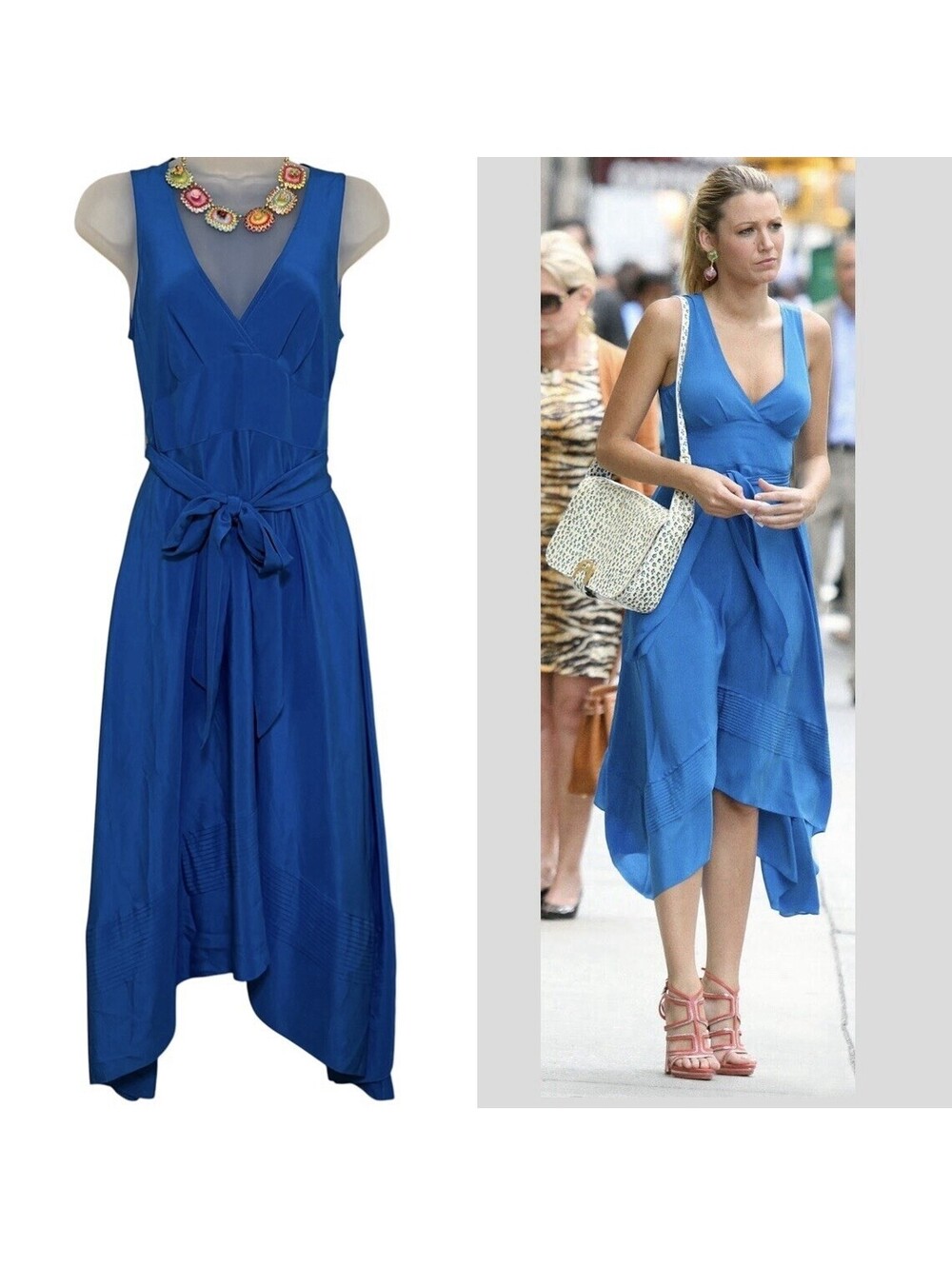 MARC BY MARC JACOBS ASO GOSSIP GIRL SERENA BLAKE LIVELY Miro Silk Dress 0 RARE
